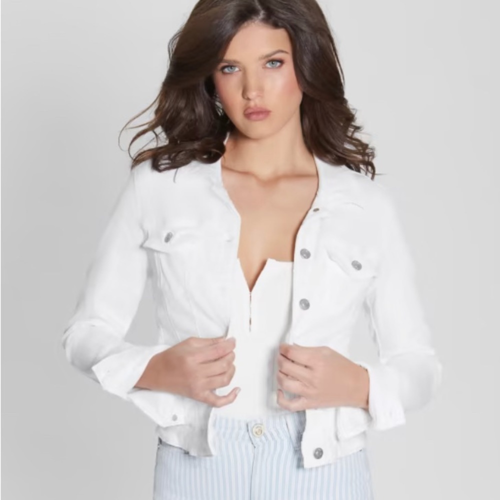 COPY - White Denim Guess jacket